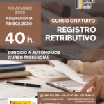 Curso Gratuito de REGISTRO RETRIBUTIVO – Autónomos