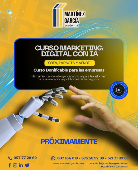 Curso Bonificable empresas – Marketing Digital con IA