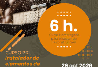 Curso PRL Instalador de elementos de carpintería y mueble